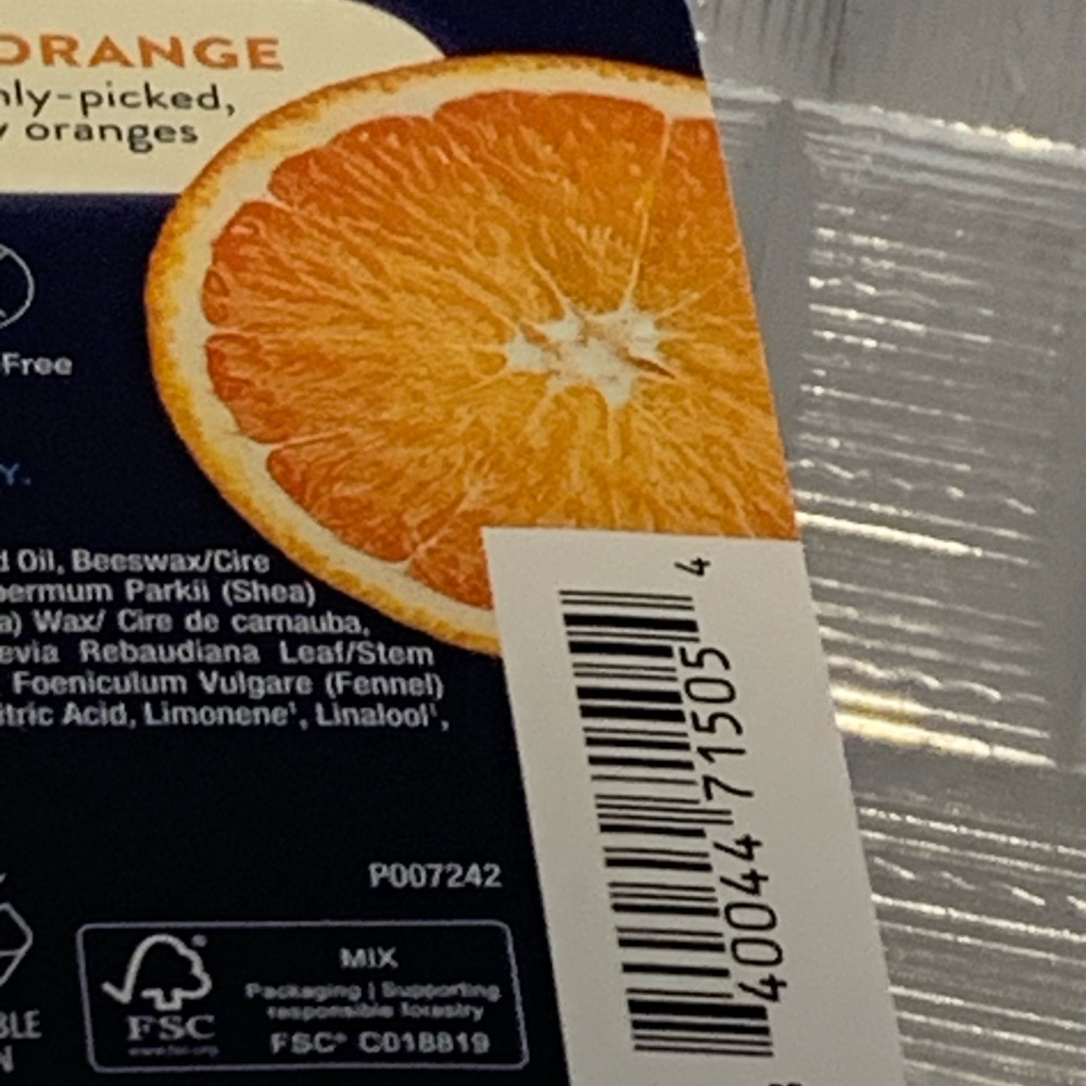EOS Blue Moon Valencia Orange Lip Balm Sphere 0.25 oz 7g Limited Edition NIB New - Picture 10 of 11